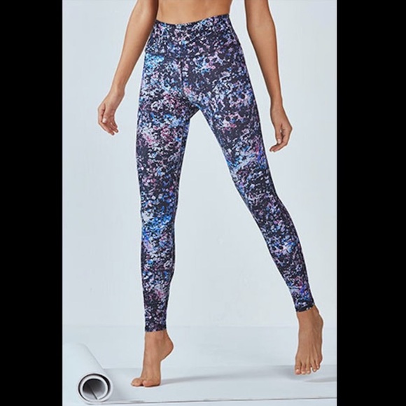 Fabletics Pants - Fabletics Lissette high rise legging black floral